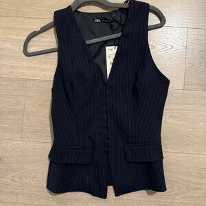 Zara Pinstripe Vest